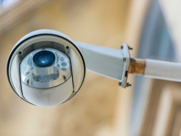 A Modern CCTV Camera Expertly installed